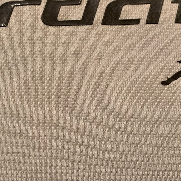 🏀AIR JORDAN JUMPMAN 23 RUBBERIZED LOGO GREY SLEEVELESS JERSEY MENS SIZE LARGE🏀 - Picture 7 of 9